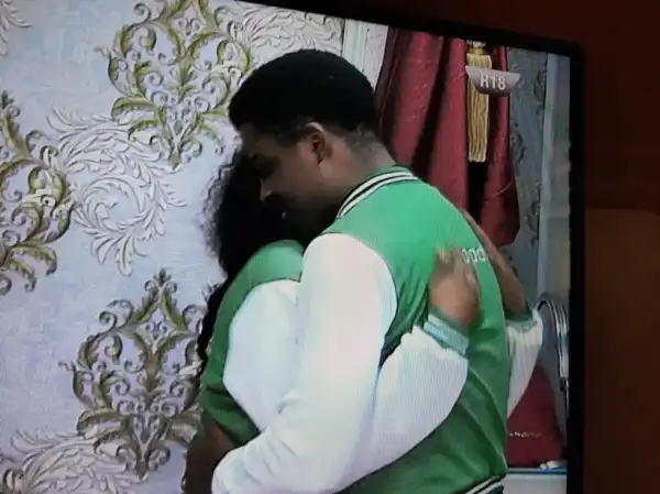 BBNaija: Seyi And Tacha Hug Passionately